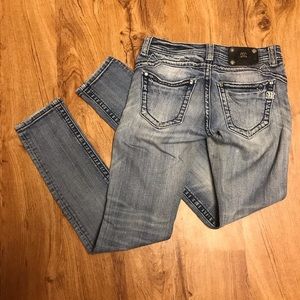 Miss Me Light Wash Skinny Jeans